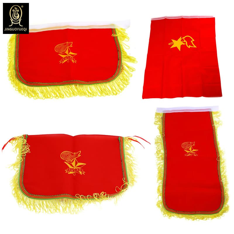 Jinguo musical instrument drum flag, small drum flag, trumpet flag, small drum flag, large drum flag, large, medium and small team flag, nylon special price