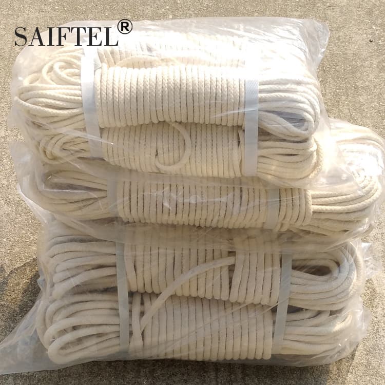Manufacturer 4 6 8 10mm wax/wax flag rope, flag raising rope, clothes rope, express rope, cotton yarn decorative rope