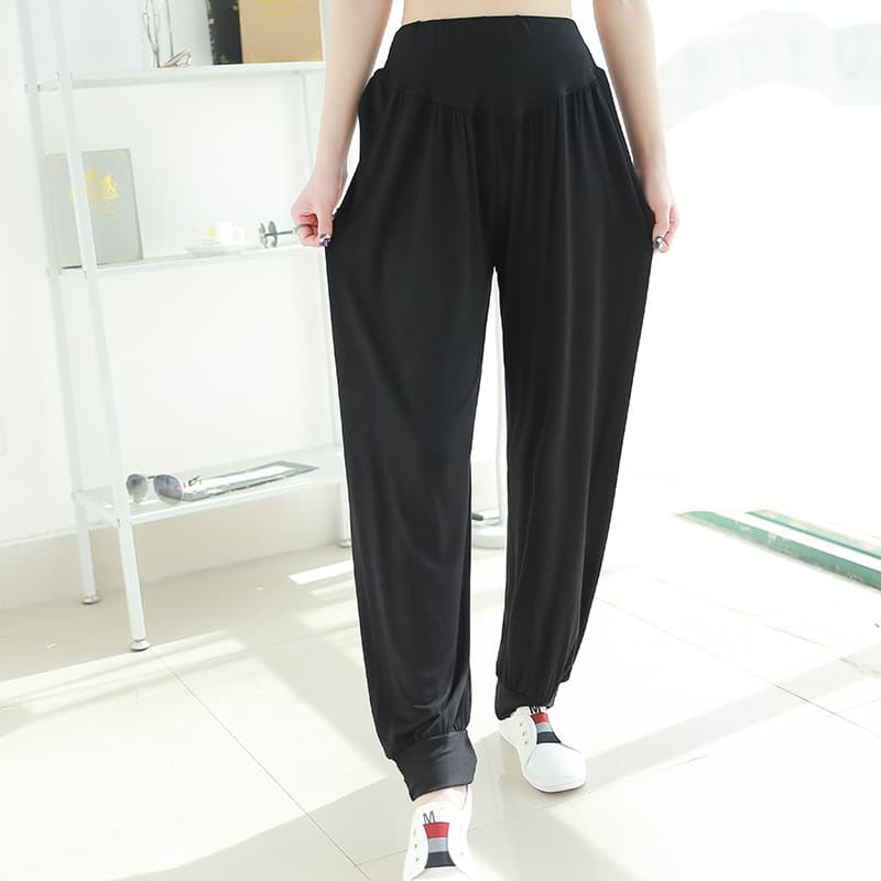 Loose Plus Size Casual Pants for Women Summer Thin Modal Sleep Pants High Waist Wear-Out Home Pants Fat mm Yoga Pants Wholesale