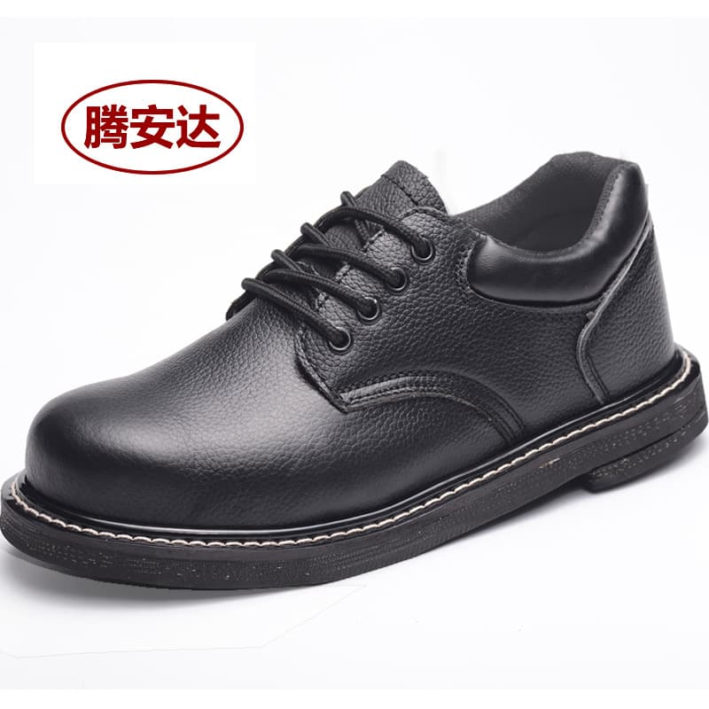 Factory Stock Wholesale Tire Sole Work Safety Shoes, Heat-resistant Waterproof Men's Low-top Shoes, Black Anti-smash Anti-puncture