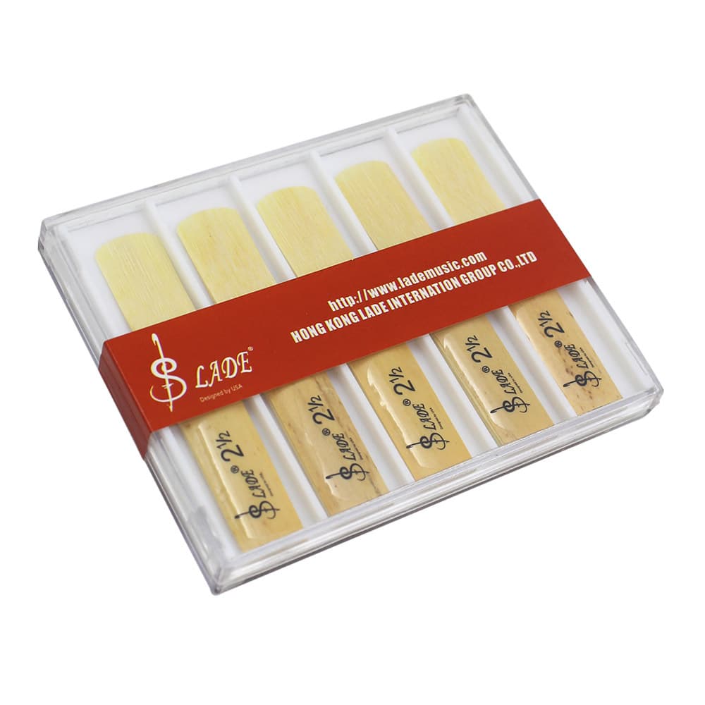 Slade Black Pipe Whistle Single Reed 10-Pack Music Instrument Reeds in Plastic Box Various Sizes 1.5/2/2.5/3/3.5