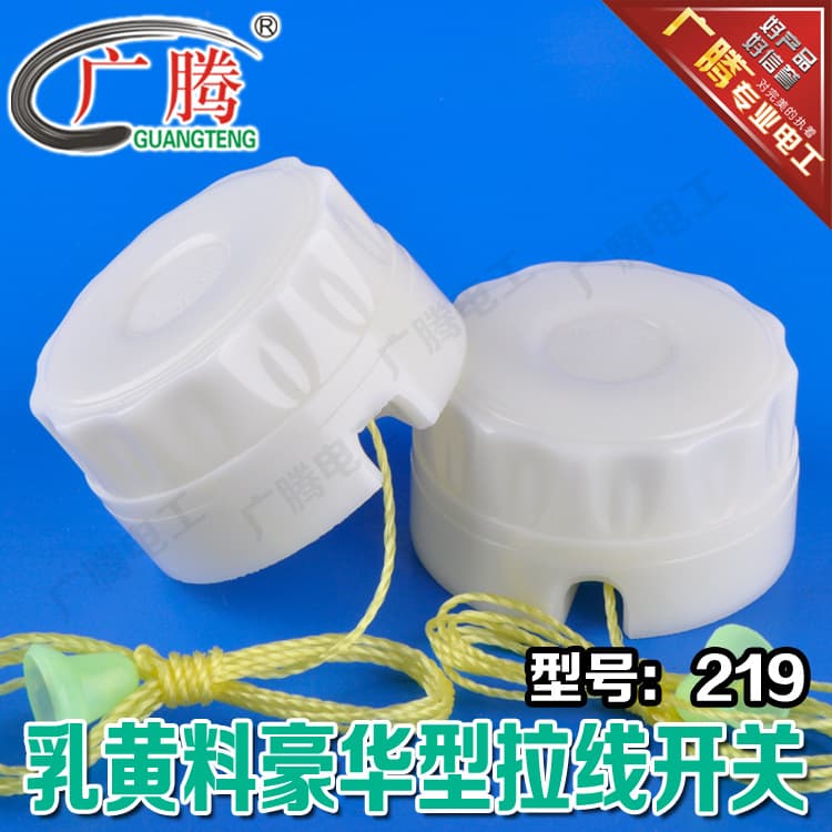 GT-219S High-Quality Creamy Electric Jade Powder (New Material) Pull-Cord Switch