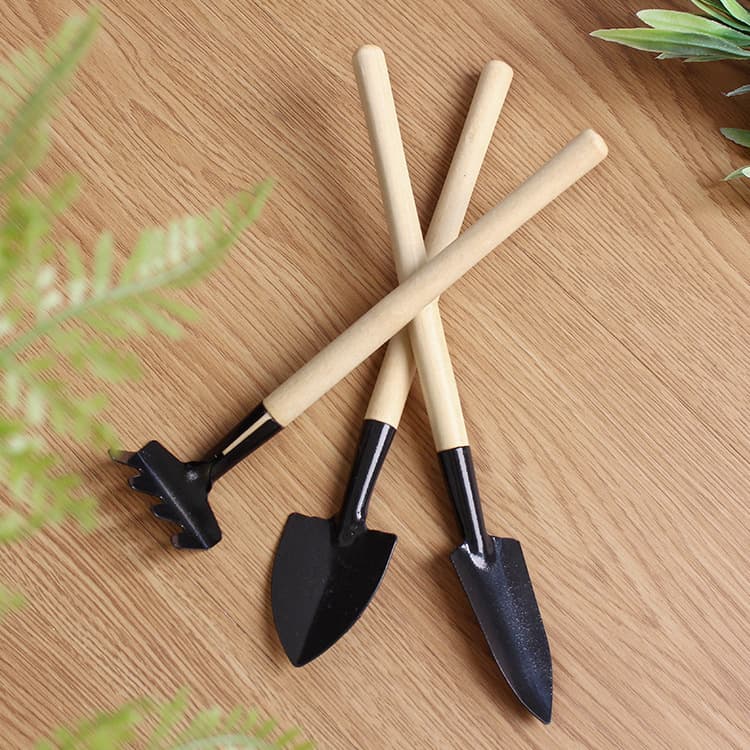 Gardening 3-Piece Set: Small Potted Plant Shovel, Garden Trowel, Indoor Flower Pot Loosening, Planting, and Vegetable Gardening Tools