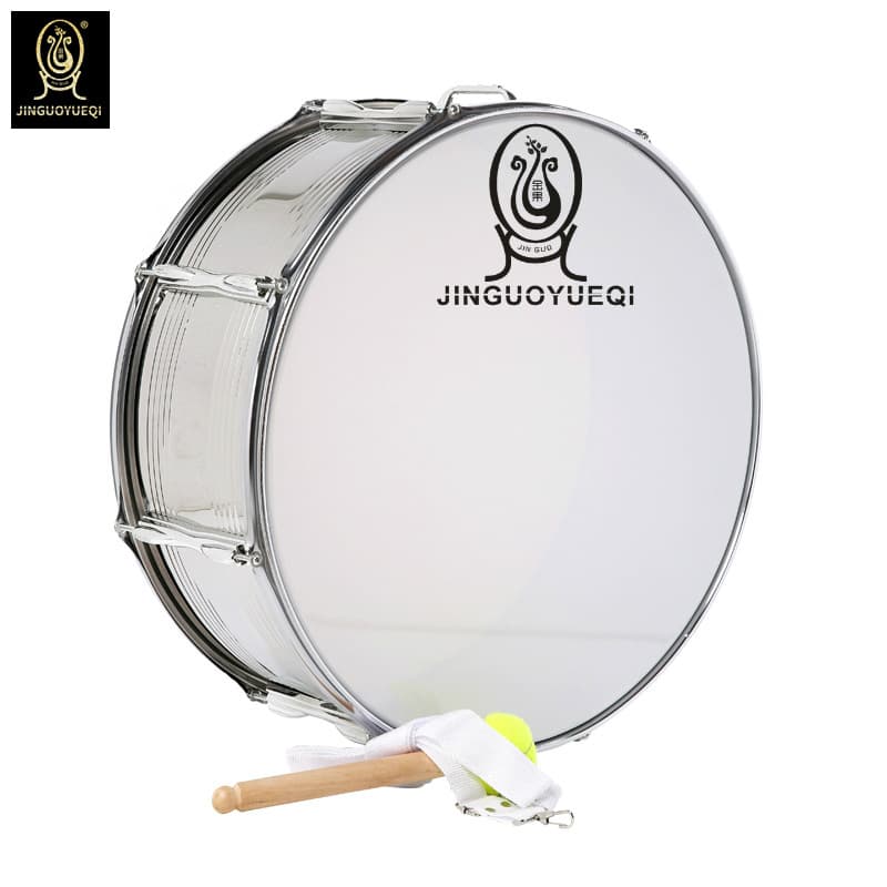 Golden Fruit Musical Instrument Stainless Steel Battalion Drum 24 Inch 22 Inch Group Drum Drum Drum Musical Instrument Band Drum Musical Instrument Drum