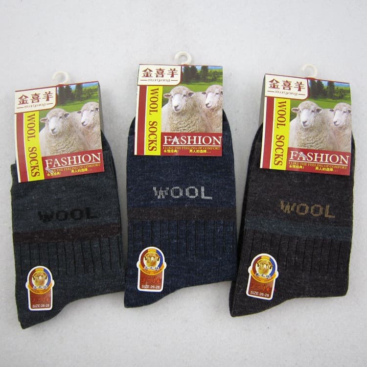 Socks Stall High Tube Wool Socks Autumn Winter Thick Warm Men's Socks Wholesale Middle-aged Elderly Men's Socks