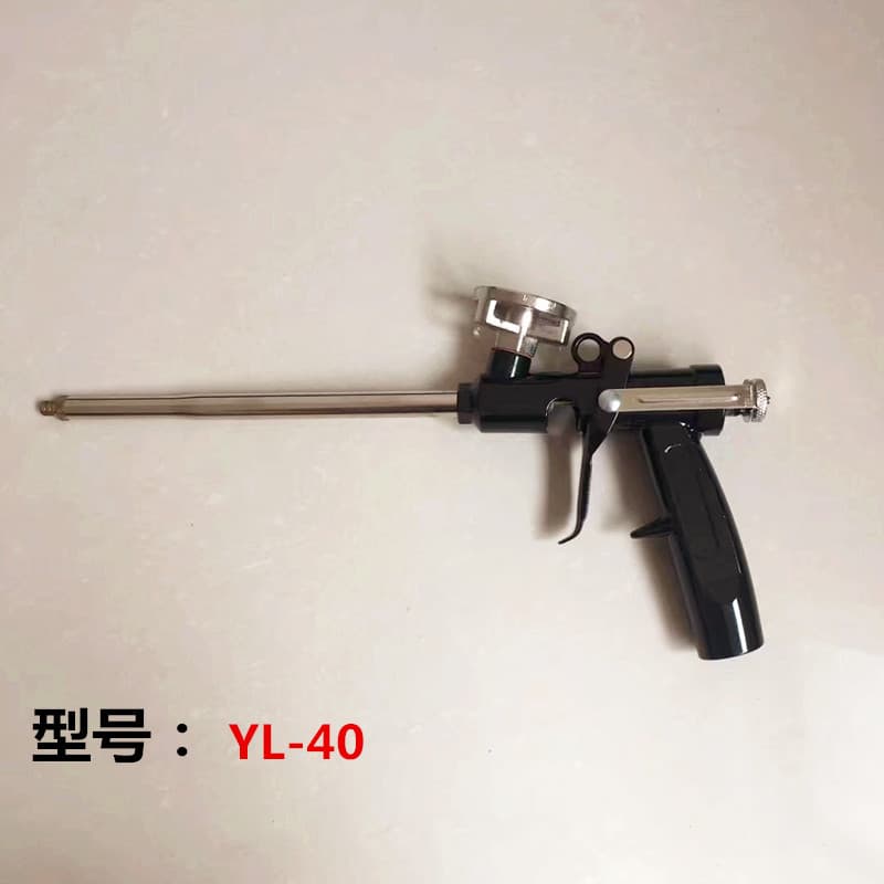 Polyurethane foam sealant expanding gun, foam glue gun, universal stainless steel gun-type foam gun with copper nozzle.