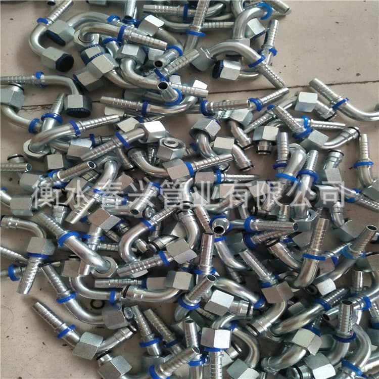 With 24 degree O-ring hose joint flange oil pipe to wire stainless steel hydraulic flange bolt oil pipe joint