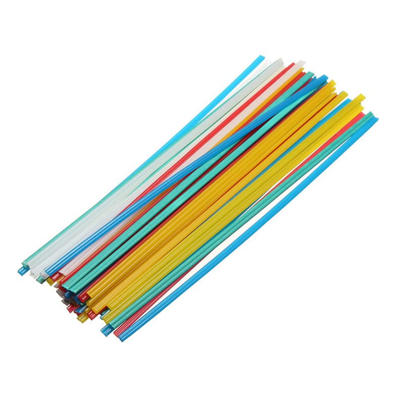 New material welding rod, white PP, yellow PP, red PP, blue PVC modified green bumper plastic welding rod