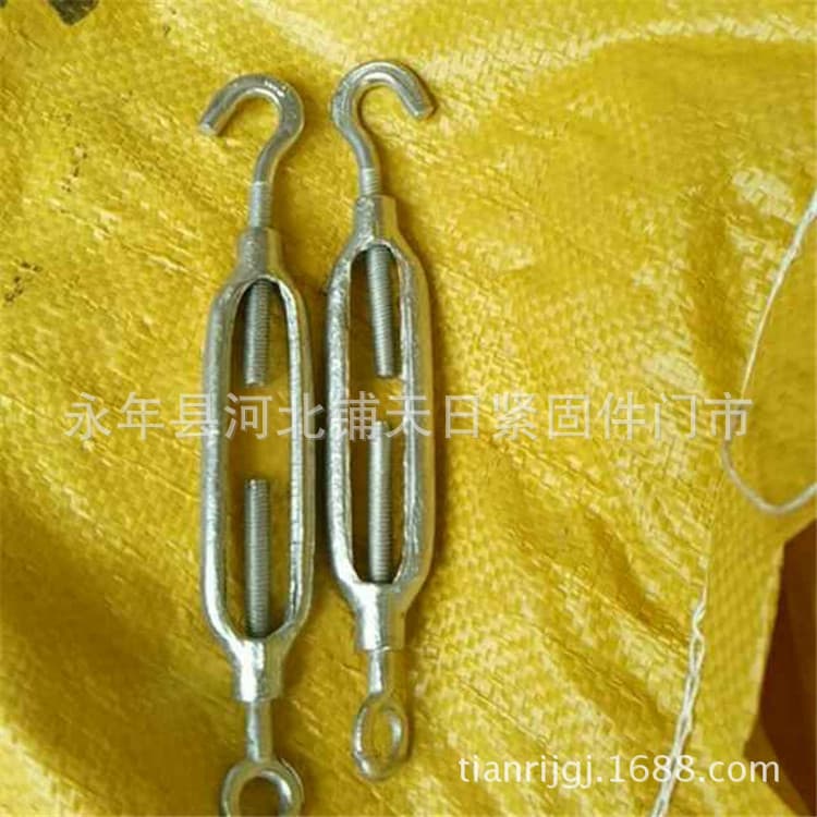 Spot Supply Carbon Steel Material M6 Open Body Turnbuckle Closed Turnbuckle Drop-Forged Open Body Turnbuckle