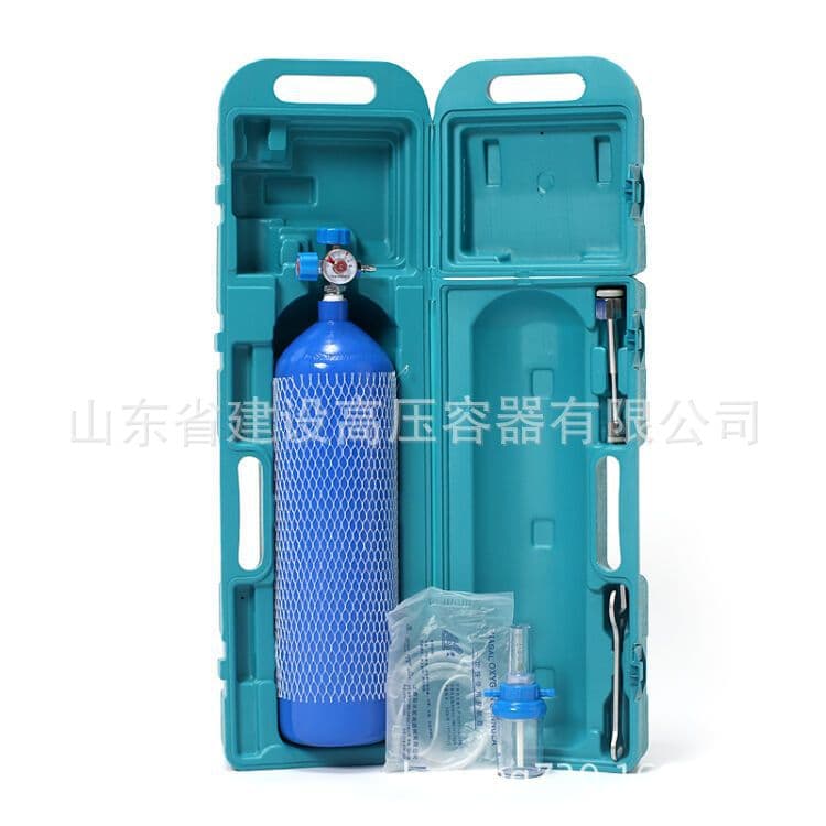 4L Oxygen Supply Kit Set Oxygen Cylinder Oxygen Tube Humidifier Bottle Wrench Oxygen Bridge Wholesale 4L Oxygen Cylinder