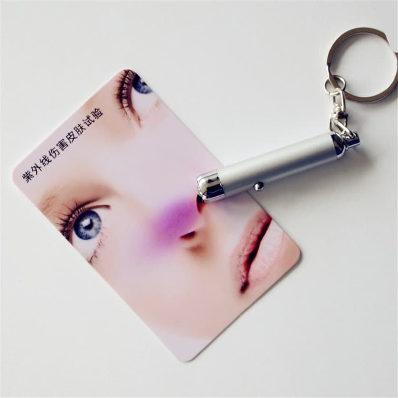 Manufacturer Photosensitive Discoloration Test Card UVA, UVB Sunscreen Test Card Sunlight Ultraviolet Test