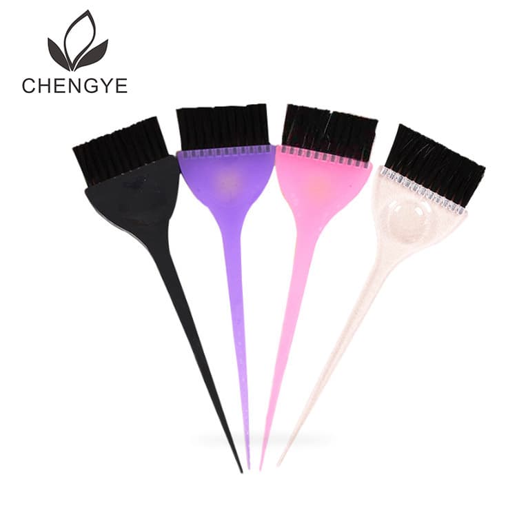 Ring Hair Dye Brush DIY Hairdressing Tools Single-Sided Hair Dye Brush Hair Dye Hair Treatment Oil Brush Black Hair Source Factory Wholesale