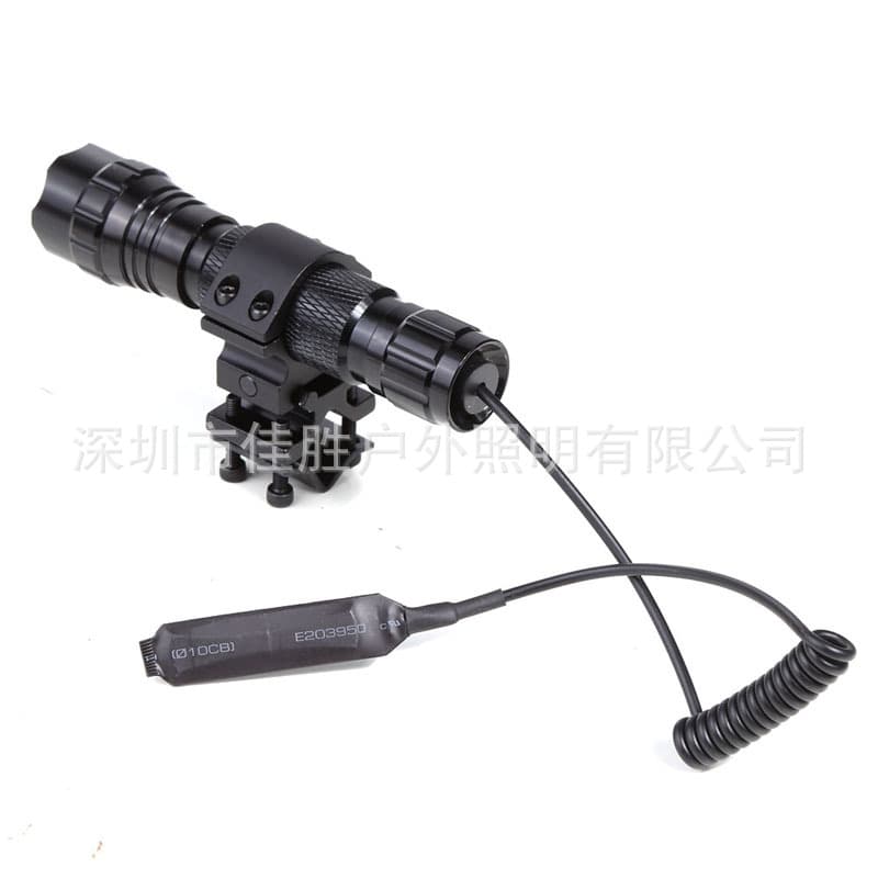 Hot-selling Export Model 501B Tactical Flashlight T6 Flashlight with Gun Clip Pressure Switch Tail Cap Set