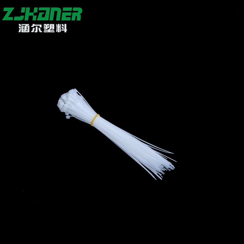 Nylon tie self-locking plastic tie home improvement wire harness storage fixed white nylon cable tie fastening tie