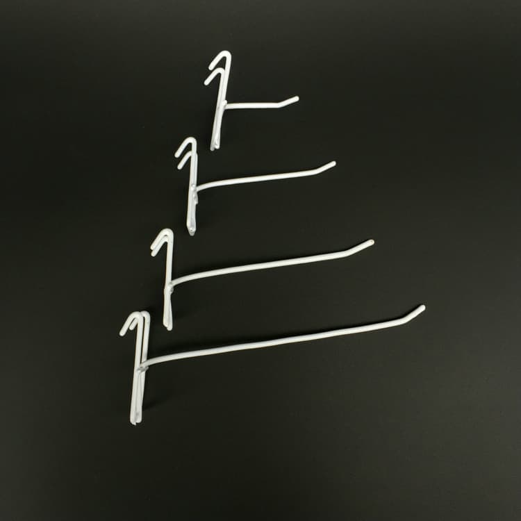 20cm Supermarket Mesh Hooks Accessory Store Plastic-coated Mesh Hooks Mesh Hooks Factory Direct Grid