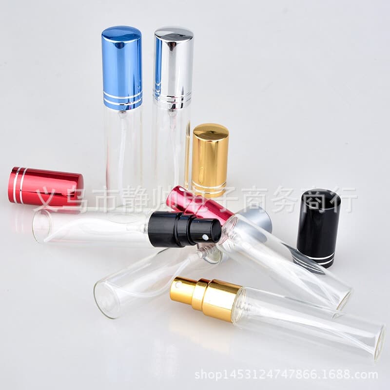 B024-5ML10ML Glass Bottle Perfume Refill Bottle Portable Perfume Bottle Spray Bottle Empty Bottle Press Sample Bottle
