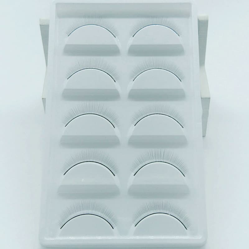 Beginner Practice Eyelash Extension White Box Round Arc Style Single Lash Practice for Mannequin Head