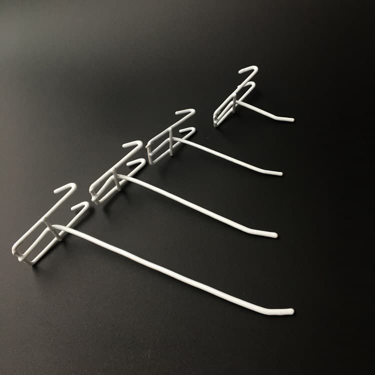15cm Supermarket Shelf Mesh Hooks Accessory Store Plastic-coated Mesh Hooks Mesh Hooks Factory Direct