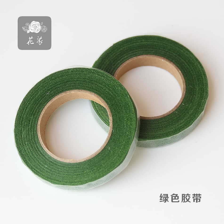 Green Tape Handmade DIY Everlasting Flower Gift Box Wrapping Wire Mesh Flowers Paper Flowers Production Materials Craft Supplies