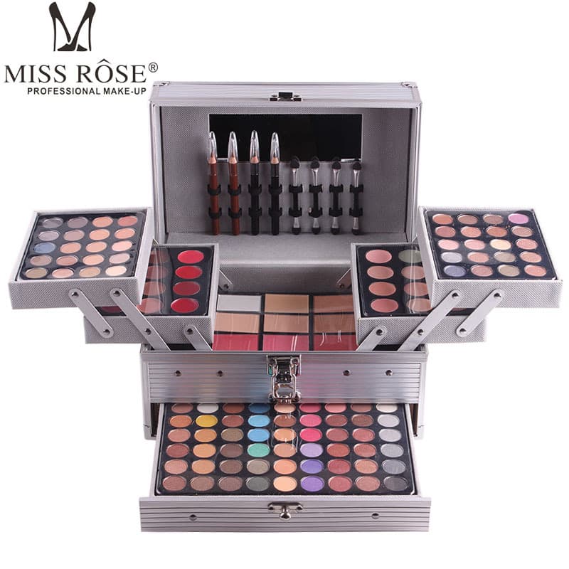 Miss Rose Multi-Functional Makeup Bag Professional Makeup Artist Colorful Makeup Box Eyeshadow Palette Wish Bestseller