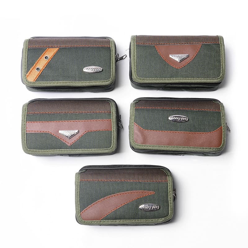 Vintage Men's Waist Bag with Belt Loop, Canvas Phone Bag, Crossbody Bag, Multi-functional Casual Coin Purse, Horizontal Key Holder