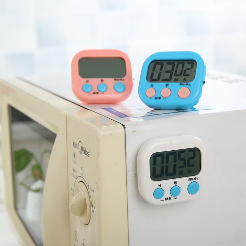 T kitchen electronic timer positive and negative countdown timer reminder stopwatch countdown timer portable magnetic suction