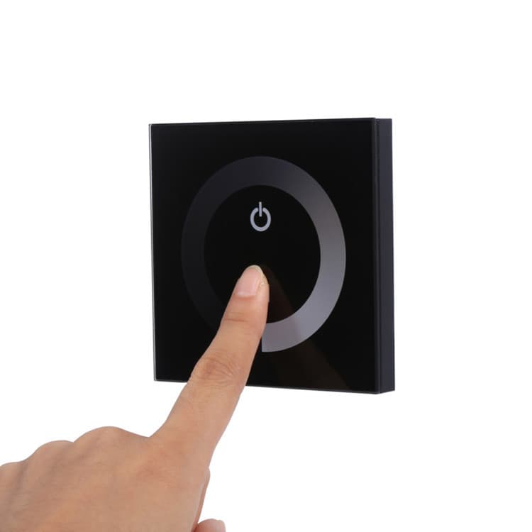 Touch Panel Led Light Strip Monochrome Controller Light Strip Monochrome Dimmer Glass Panel 12-24V