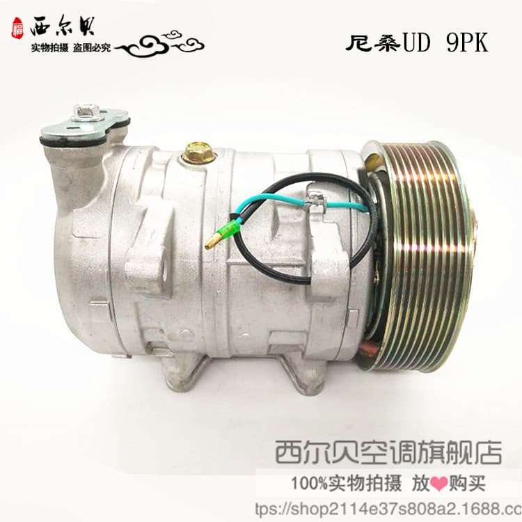 Air Conditioning Compressor for NISSAN Trucks DKS Nissan UD 9PK Truck 24V
