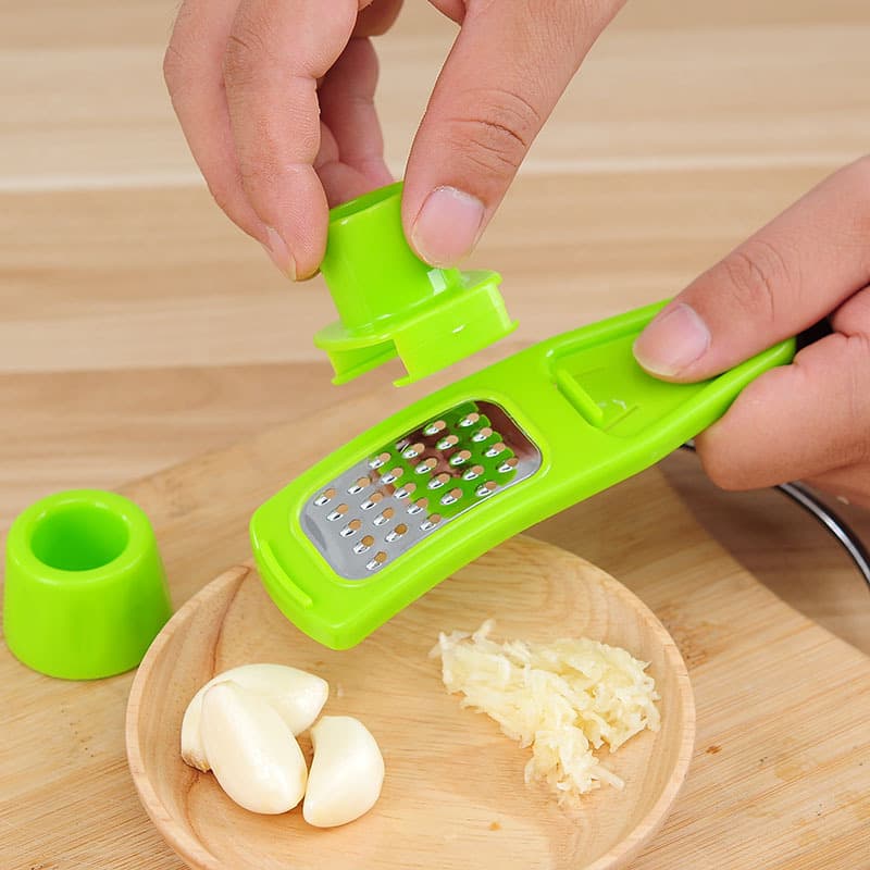 Home Garlic Mincer Creative Kitchen Tool Wholesale Multifunctional Manual Garlic Press