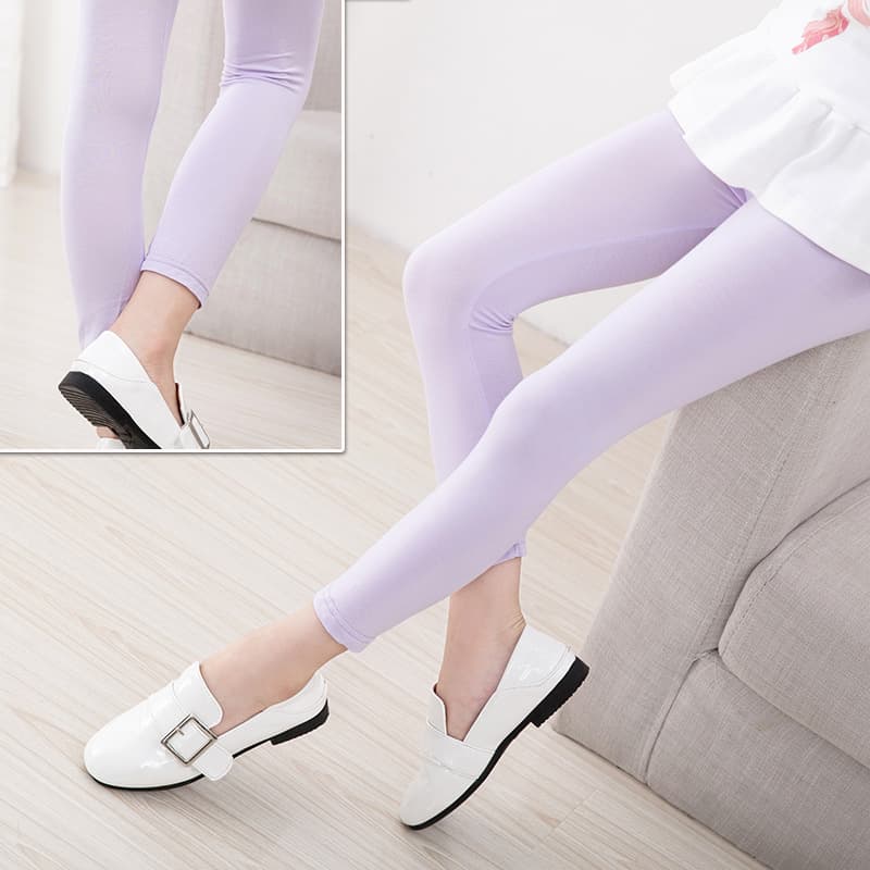 2024 Factory Direct Girls Modal Capri Pants Wholesale Children's Underlayer Pants for Export