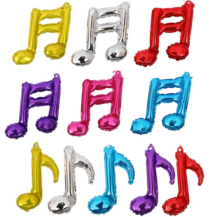 Clearance Sale New Small Note Aluminum Foil Balloons 16-inch Double Note 8-inch Single Note Aluminum Film Balloons