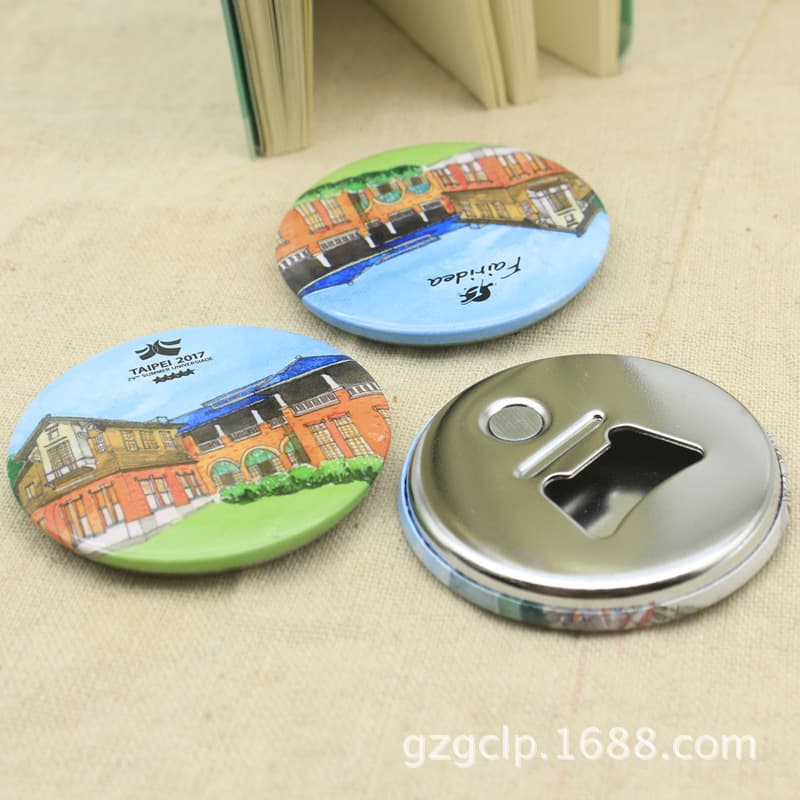 58mm Tinplate Bottle Opener Magnetic Bottle Opener Fridge Magnet Printed Fridge Magnet Bottle Opener Magnetic Bottle Opener