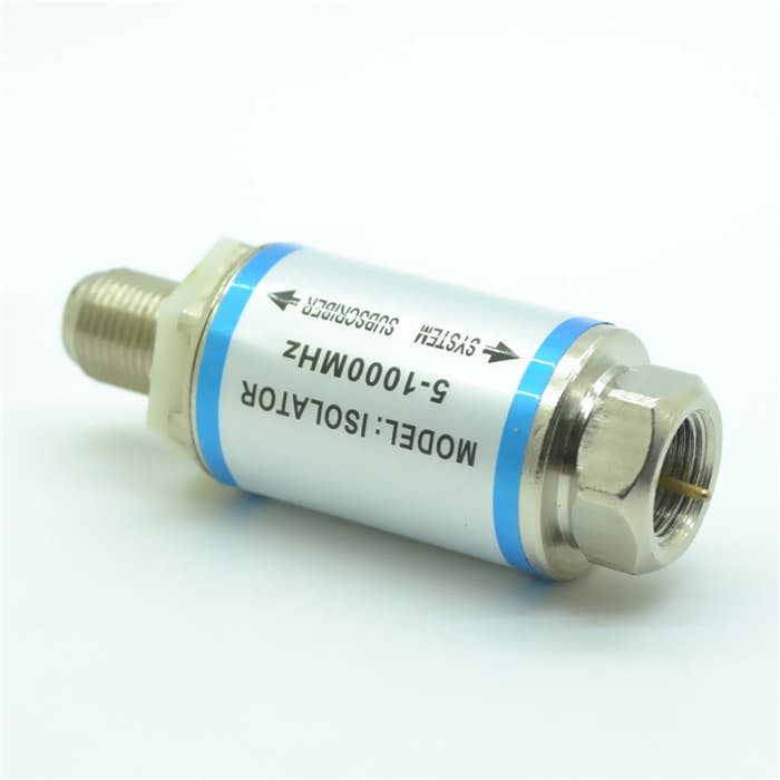Oriental Cable TV Broadband Signal Surge Arrester with Feed-through Capacitor F Male to F Female Isolator