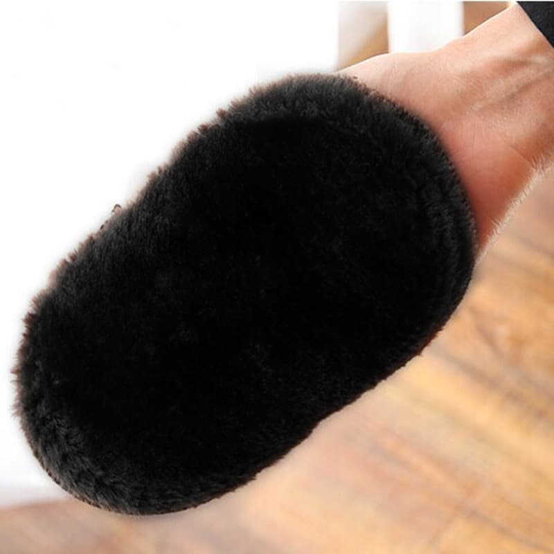 Shoe cleaning gloves, imitation wool felt for polishing, leather shoe polish maintenance oil, sheep oil auxiliary supplies, wholesale from manufacturer.