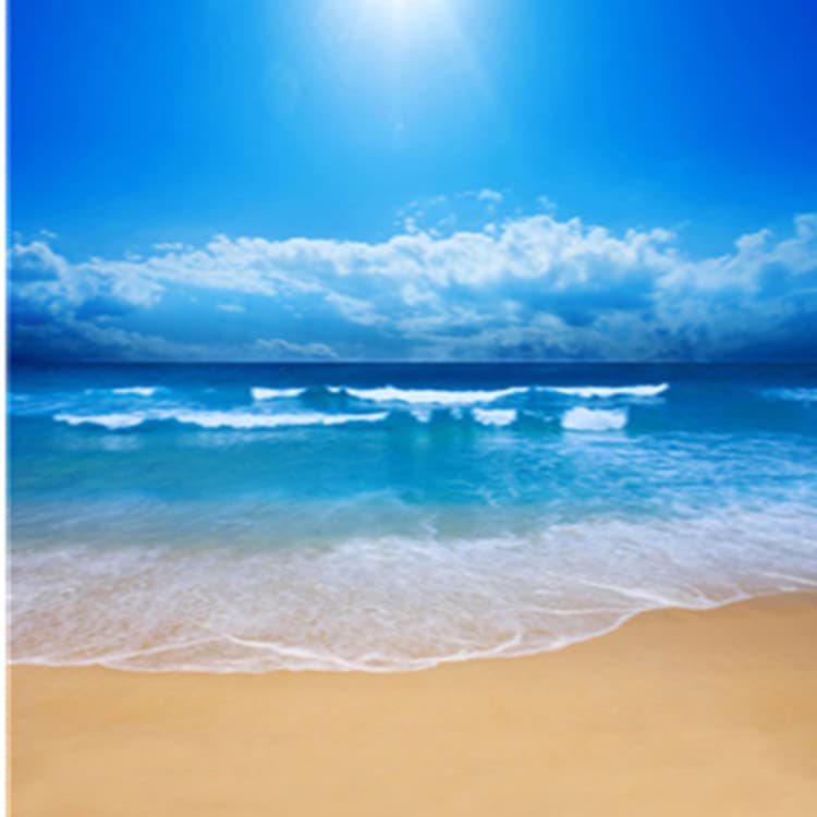 Beach Sand Children Photography Backdrop Blue Sky Seascape Baby First Birthday Photo Background Studio Portrait Backdrop