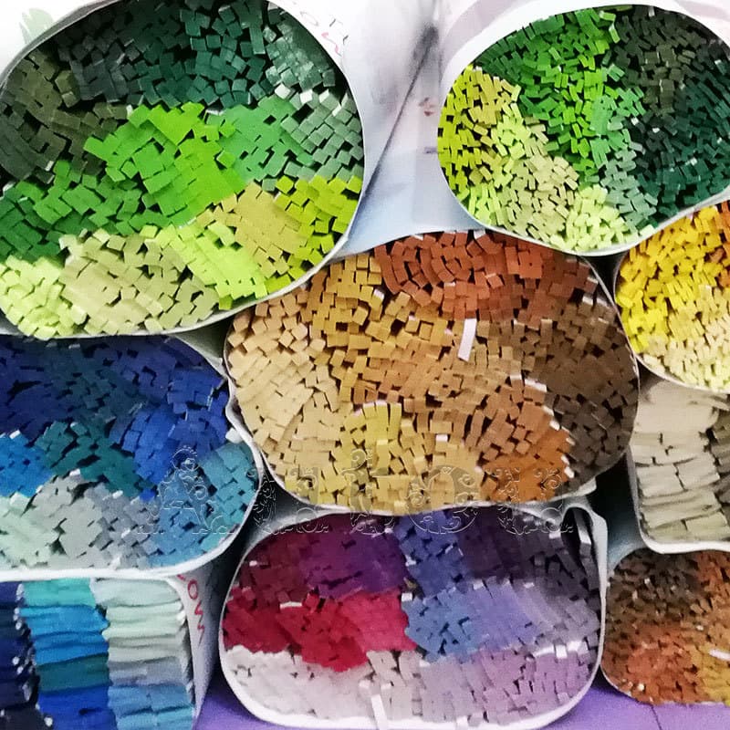 Imported 200 Solid Color Quilling Paper Strips, 1CM Wide, Dandy Paper / Color Paper Quilling Paper