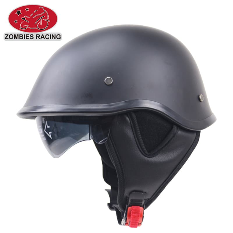 Genuine Motorcycle Helmet Japanese Half Helmet Outdoor Riding Helmet Retro Riding Helmet Multiple Colors Available DOT Certified