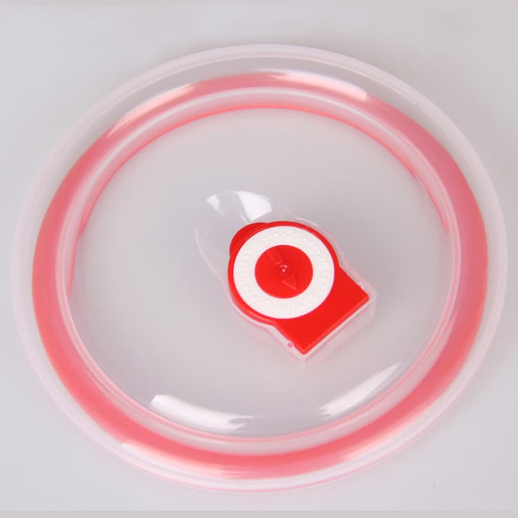 Microwave-Compatible Food Container Lids, Round Refrigerator Storage Boxes, Silicone Instant Noodle Bowls with Vacuum Seals