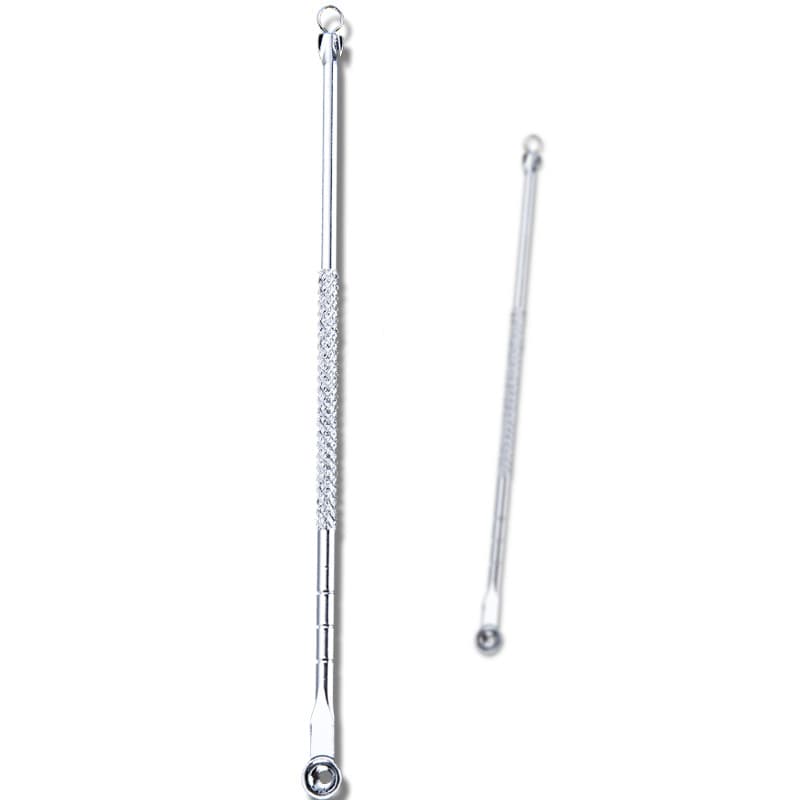Stainless Steel Double-Ended Acne Extractor Tool for Blackheads and Pimples - Beauty Instrument