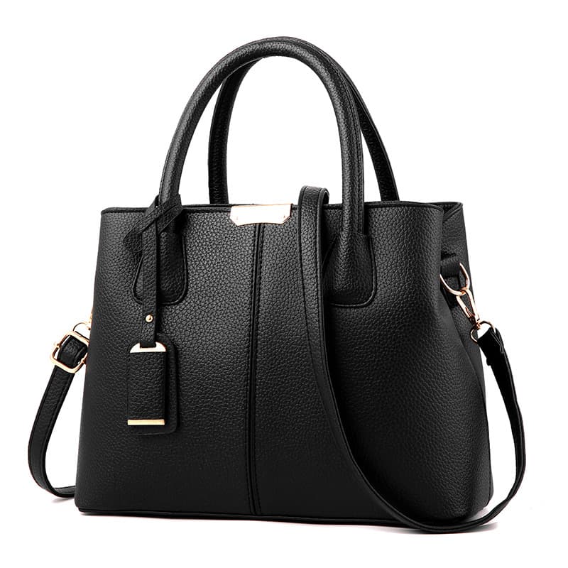 Fashionable Women's Handbag 2023 New Style Litchi Grain Pattern Ladies Tote Bag Single Shoulder Crossbody Bag