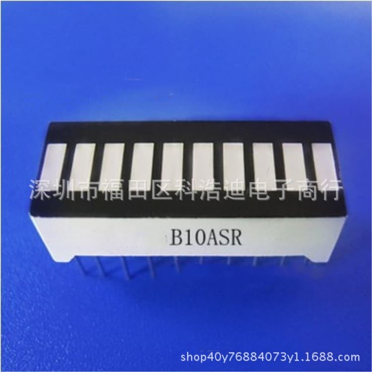 LED Electronic Digital Display Light Bar 10-Segment Red Light Common Anode/Cathode High Brightness Factory Direct Wholesale Accessories