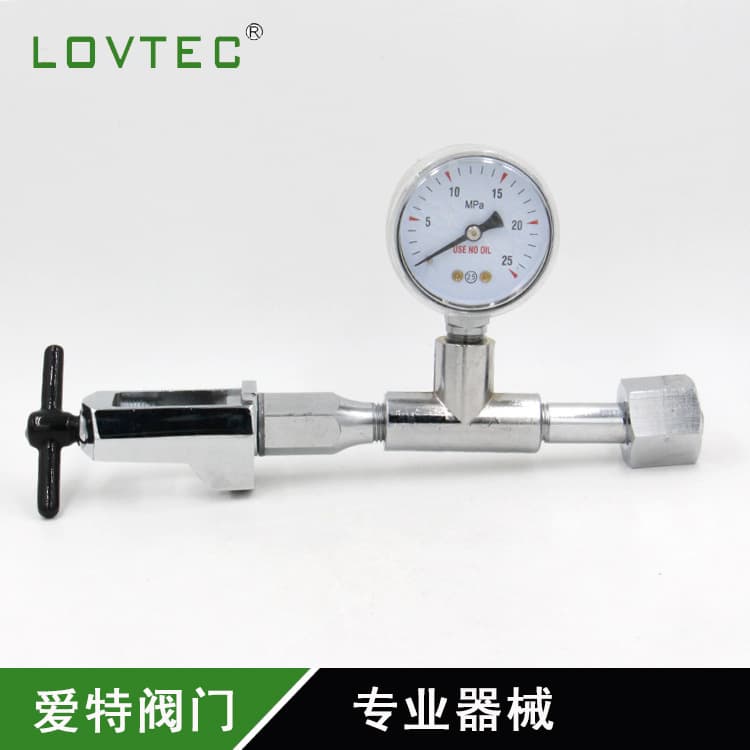 Oxygen bridge with pressure gauge CGA-870 connector manufacturer supplies 540 connector oxygen bottle oxygen bridge pressure gauge