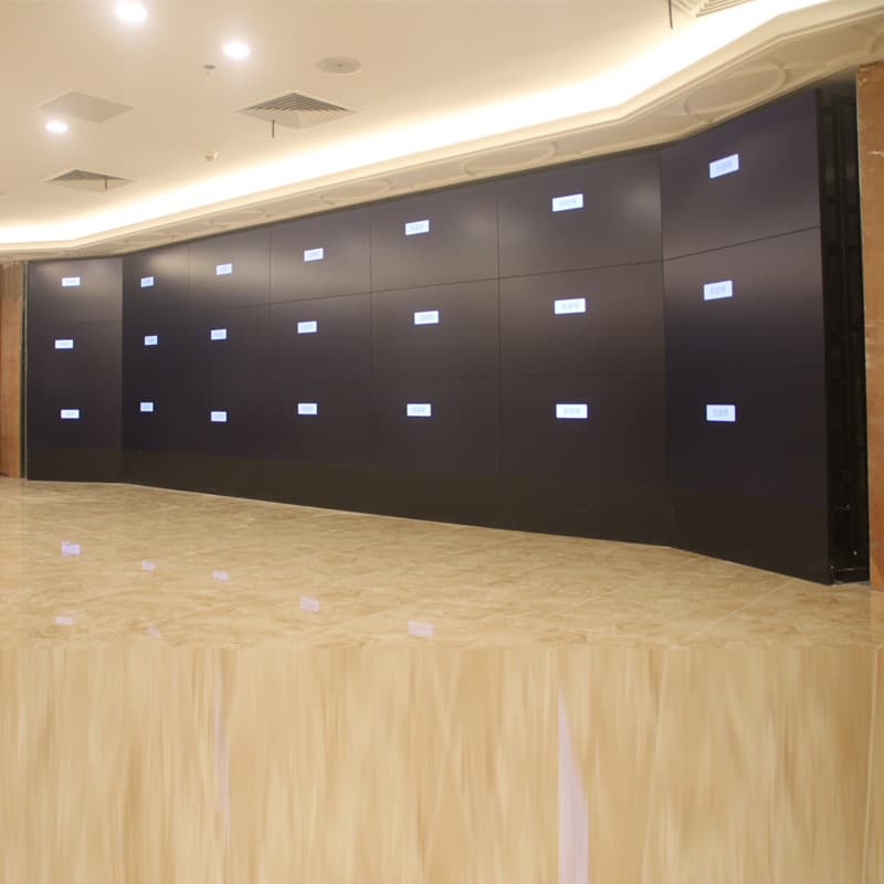 Curved TV Video Wall, Offset TV Video Wall, Non-Standard Monitoring Console