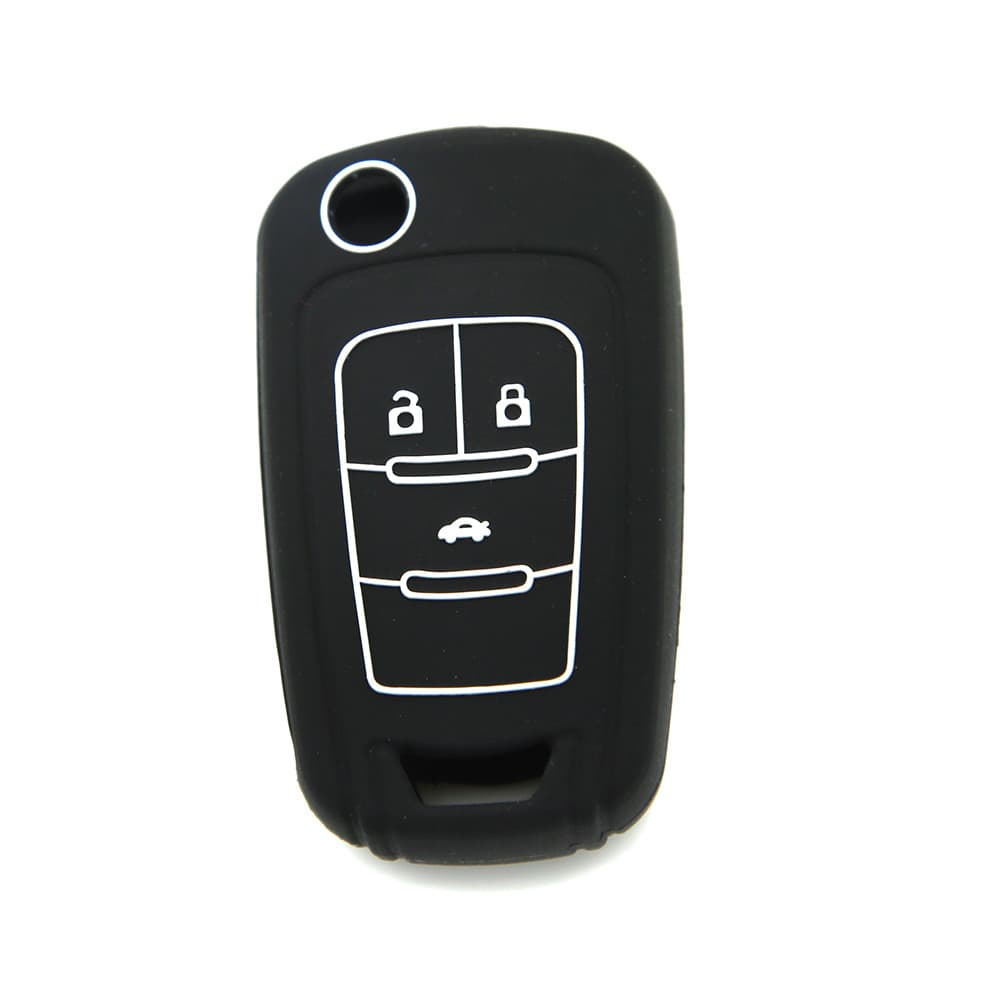 Silicone Key Fob Cover for Chevrolet Cruze, Cavalier, Monza, and Aveo Remote Key Case Protector