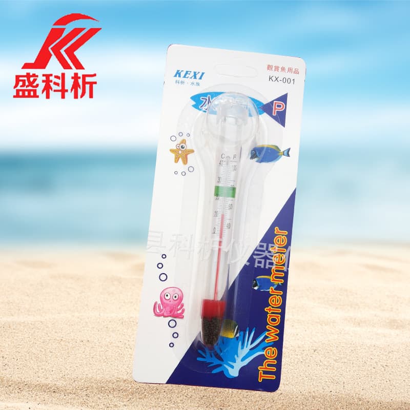 Factory Supply Floating Thermometer Small Fat Thermometer Aquarium Thermometer Iron Sand Thermometer Tank Thermometer