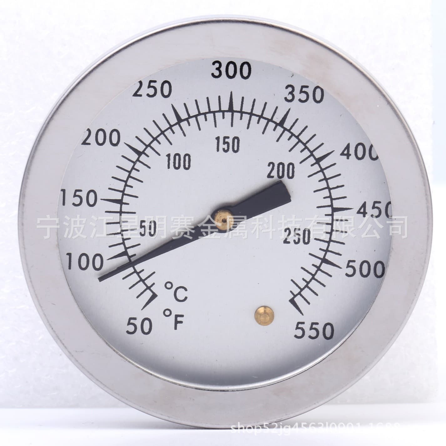 JX-5S Bimetallic Thermometer Stainless Steel BBQ Thermometer Grill Thermometer