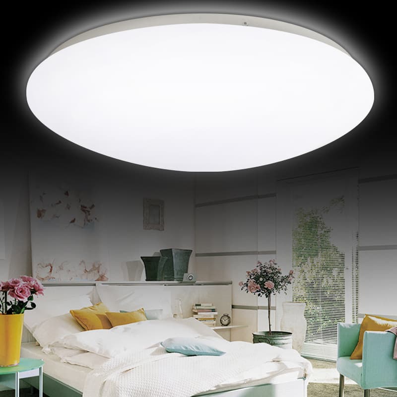 LED ceiling lamp lampshade shell round bedroom simple and modern twist-lock lampshade chassis kit accessories