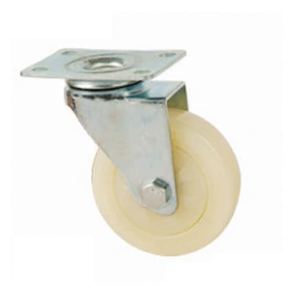 Furniture Hardware Universal Casters Cart Wheels Flat Top Universal Casters Industrial Nylon Swivel Casters