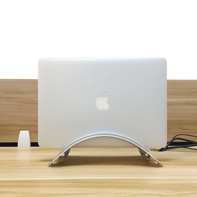 Aluminum Alloy Metal Laptop Stand for MacBook Pro Portable Gaming Laptop Vertical Bracket Base Simple Universal Design