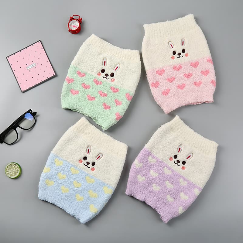 Embroidered Double-Layer Waist Protection, Half-Side Fleece High Waist Belly Warmth Protection Base Layer Warm Belt, Bulk Wholesale